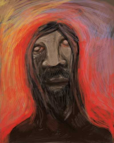 jesus christ illusion. Jesus Portrait