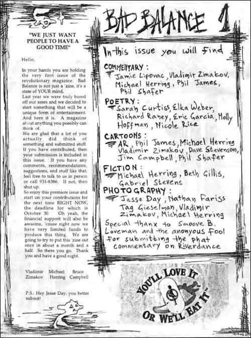 Issue 1 Contents