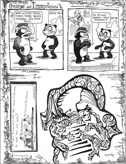 George and Timmy in Playland and Jesse Day Art