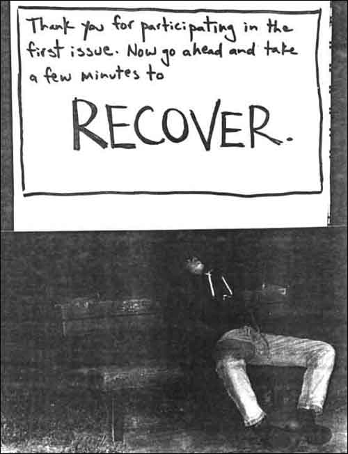 Take a Few Minutes to Recover