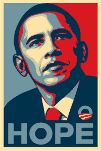 Barack Obama - 'Hope' Poster