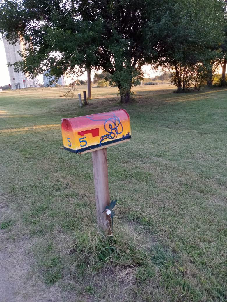 Sunset Mailbox on-site in Kansas